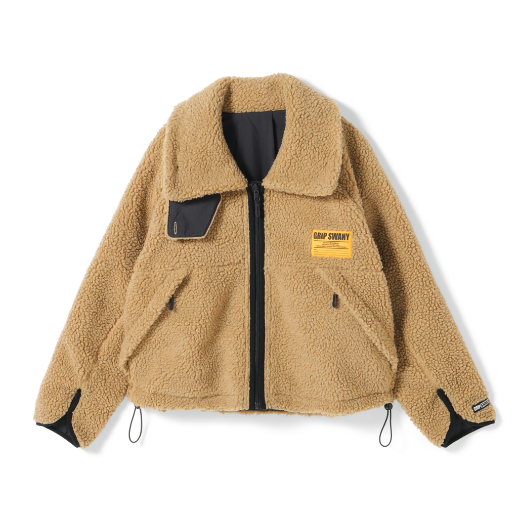 [グリップスワニー]REVERSIBLE FLEECE JACKET（WOMEN）