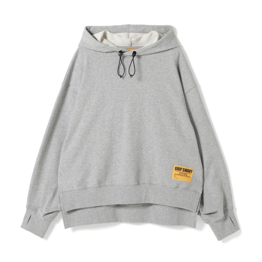 [グリップスワニー]TUCKED SLEEVE SLIT HOODIE（WOMEN）