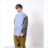 [ジプシーアンドサンズ]STRIPE FARM SHIRTS