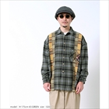 [ジプシーアンドサンズ]CHECK RE-MAKE SHIRTS