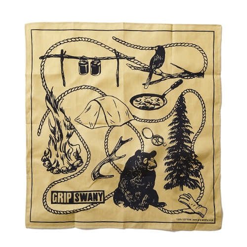 グリップスワニー Gs Camp バンダナ タオル 手ぬぐい Go Out Online アウトドアファッションの総合通販サイト