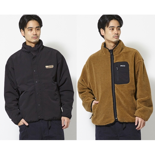 グリップスワニー | REVERSIBLE FLEECE JKT | ボア・フリース