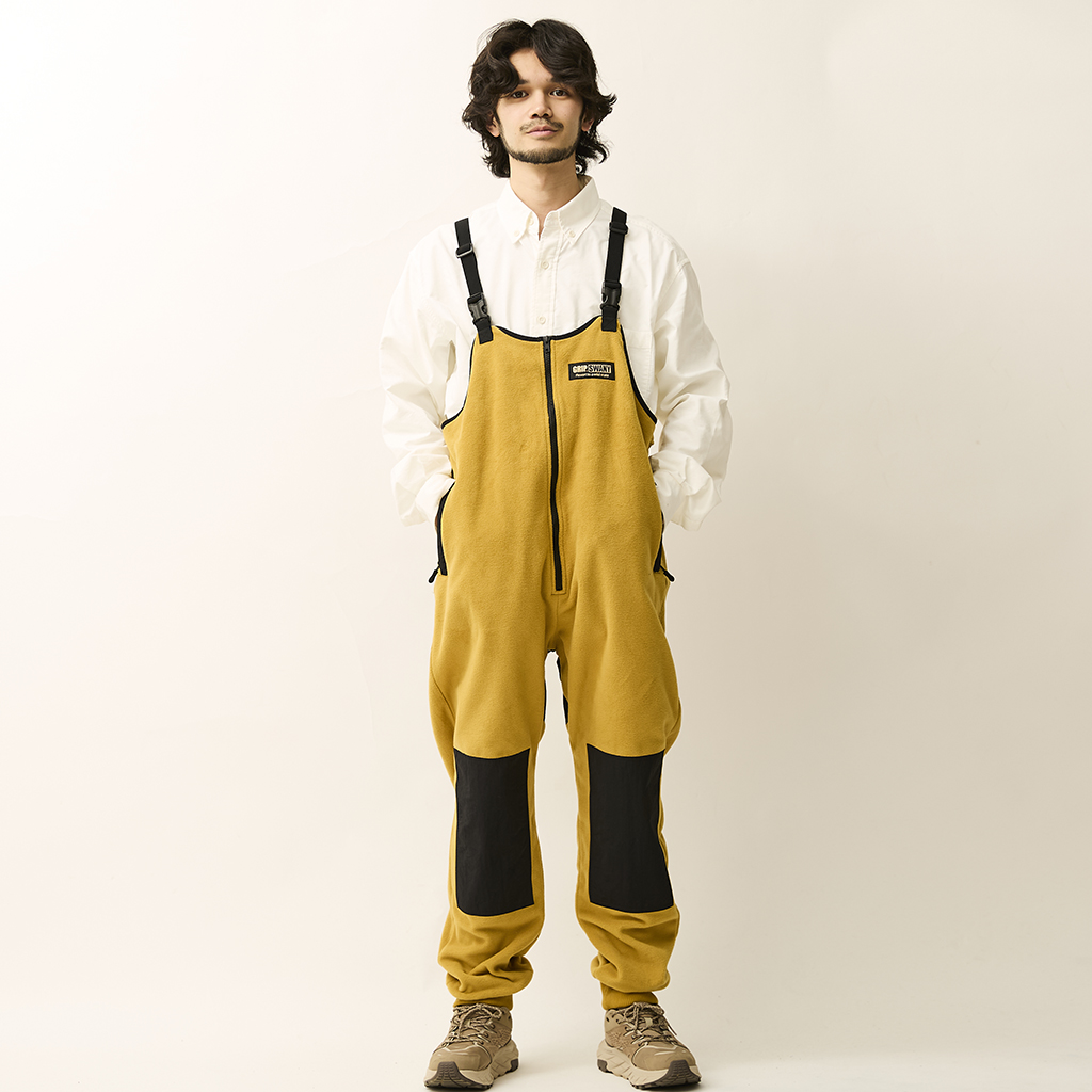 [グリップスワニー]POLARTEC FLEECE OVERALL