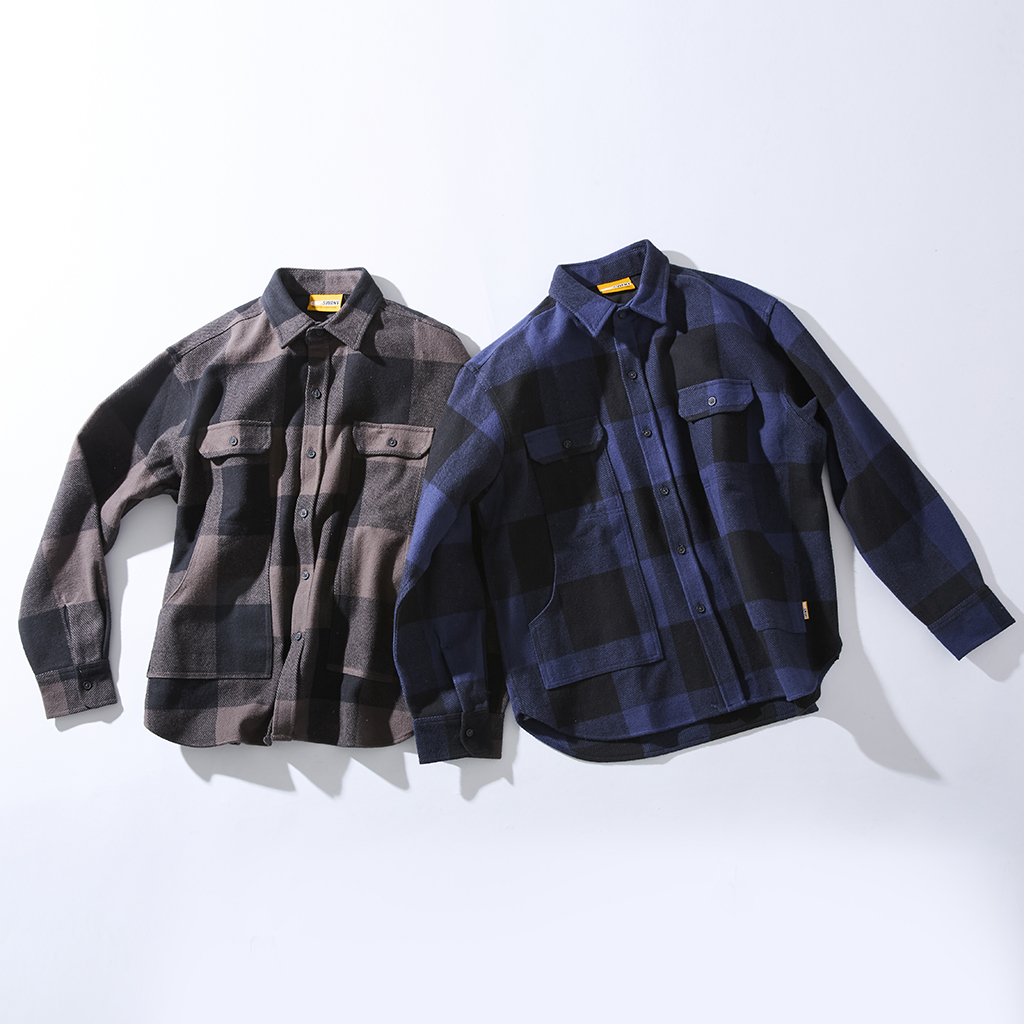 [グリップスワニー]FLANNEL FIELD SHIRT