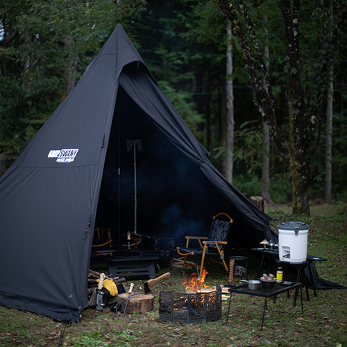 グリップスワニー | FIRE PROOF GS MOTHER TENT（ブラック） | テント ...