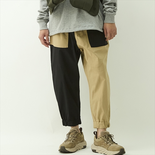 ジムマスター | ストレッチヘリンボーン クロップドパンツ