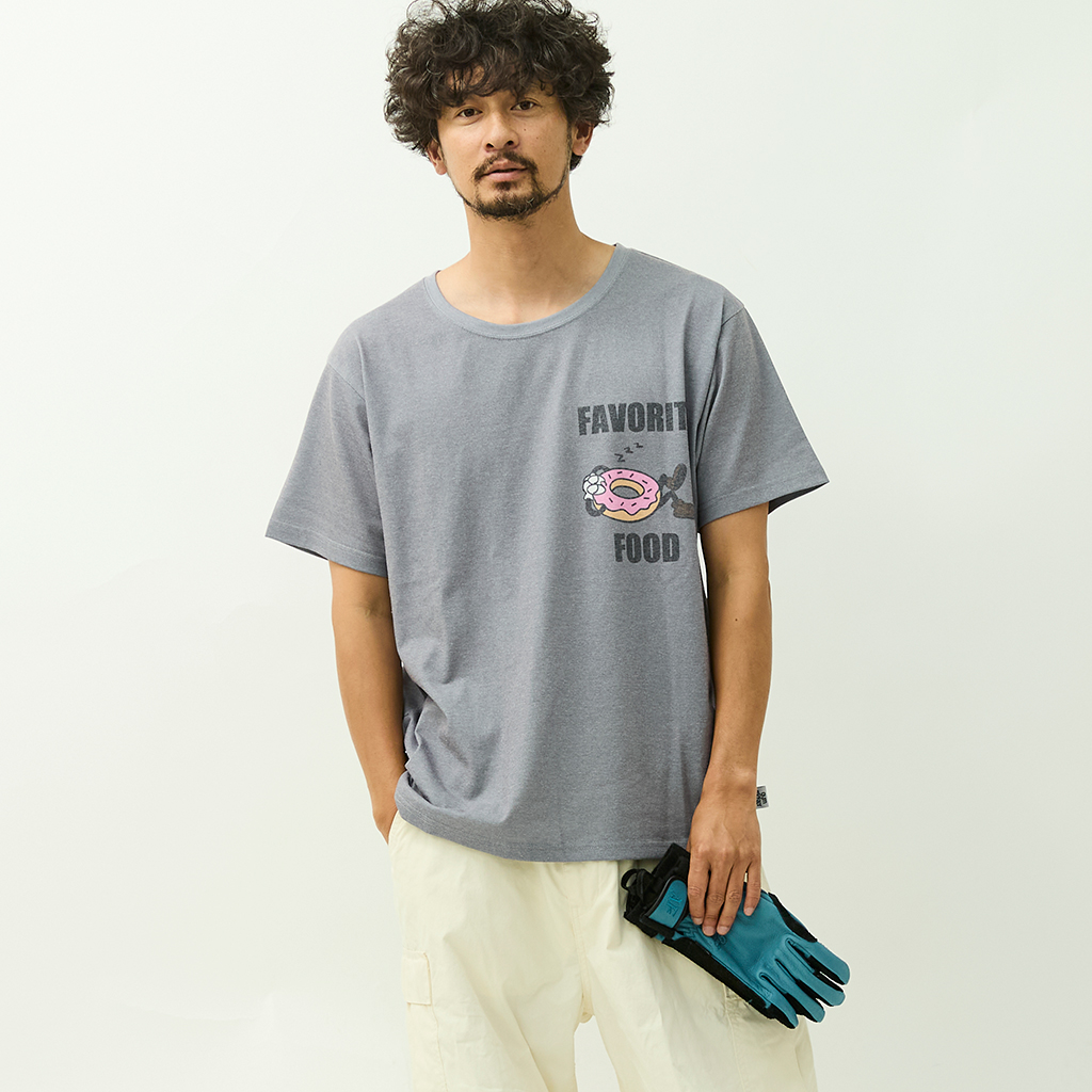 [ジムマスター]“FAVORITE FOOD”5.8oz T/Cドライ プリントTee