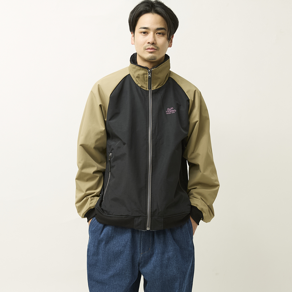 [ジムマスター]リバーシブルタスロンxボア スタンドジャケット
