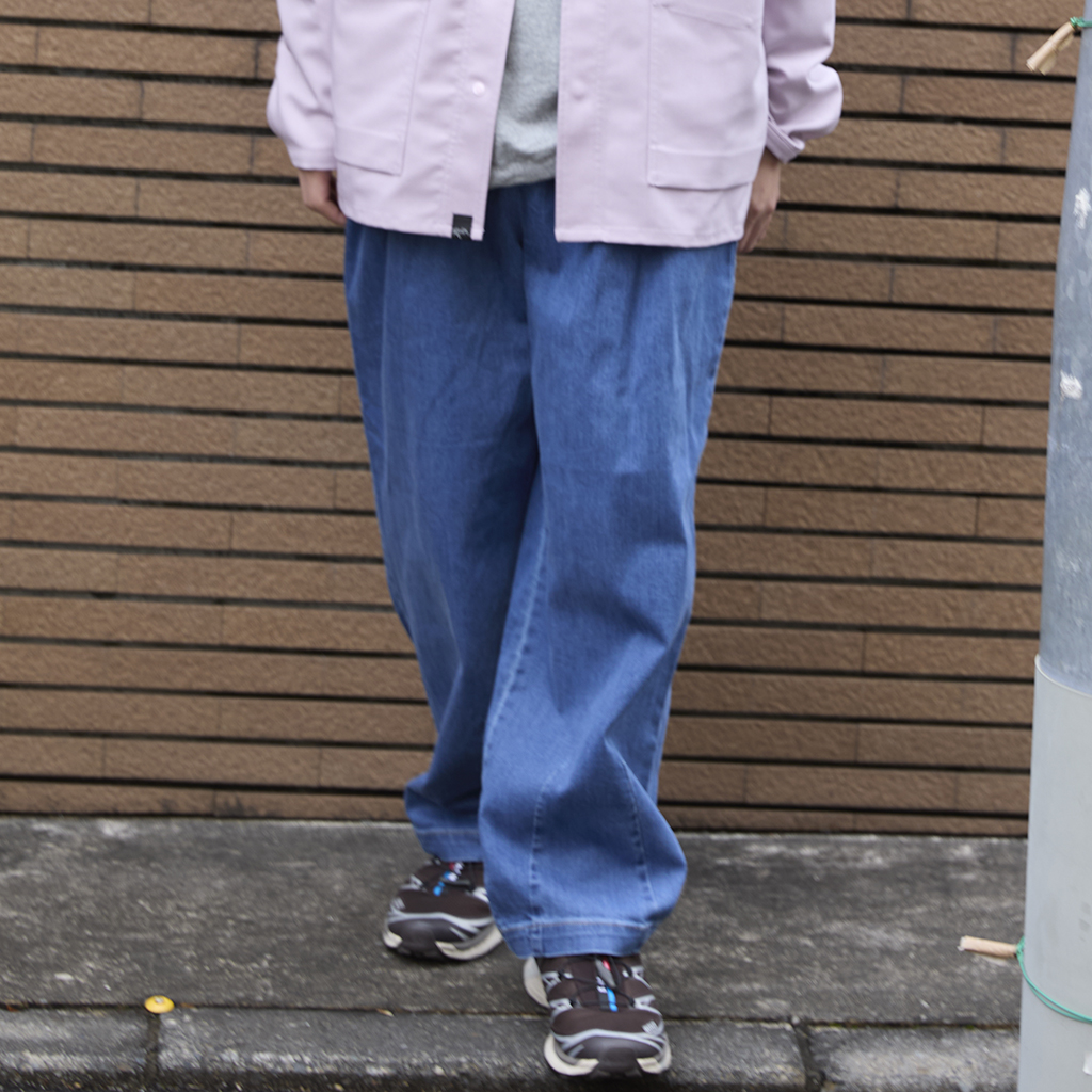 [ジムマスター]10ozストレッチデニム ツータックパンツ