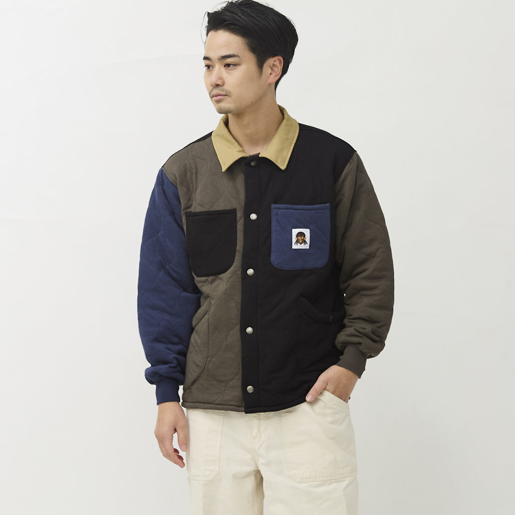 [ジムマスター]ウェーブキルトカバーオール