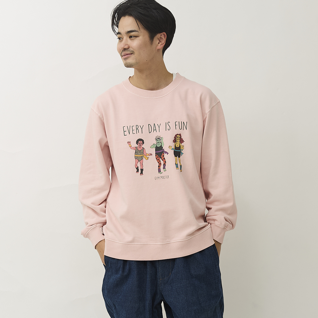 [ジムマスター]“エアロビクス”9.4ozピグメントスウェットシャツ