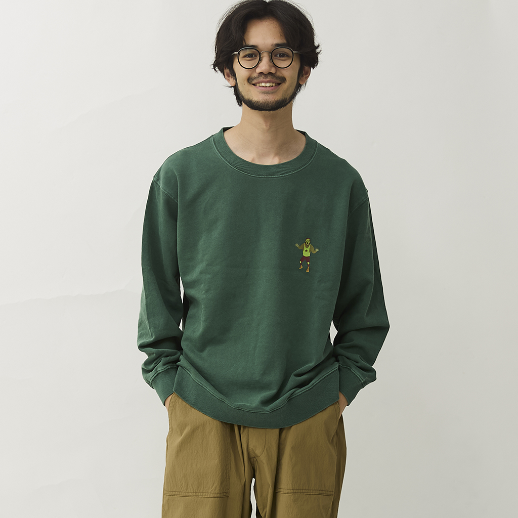 [ジムマスター]“覆面レスラー”9.4ozピグメントスウェットシャツ