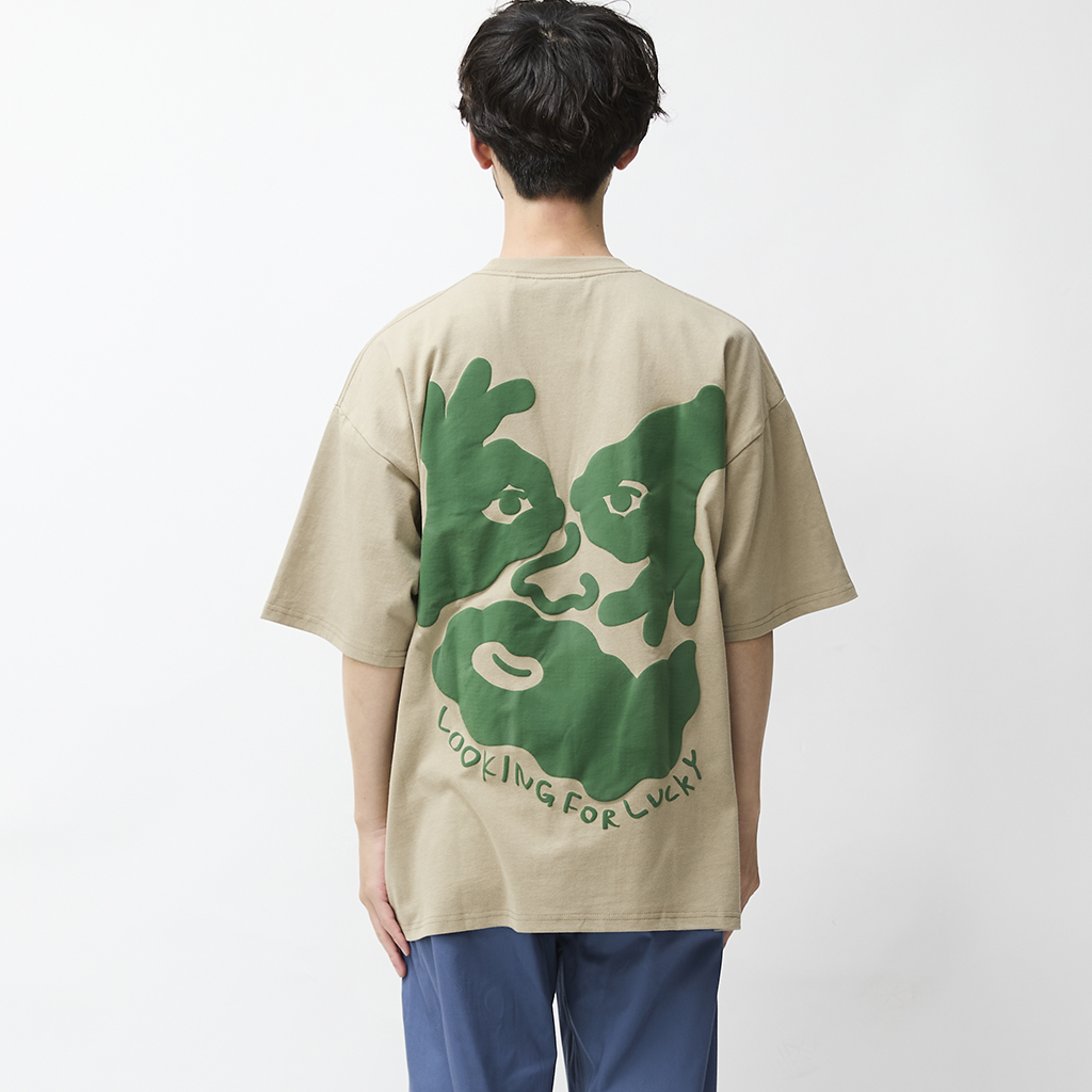 [ジムマスター]“LOOKING FOR LUCKY”プリント 7.4ozビッグ Tee