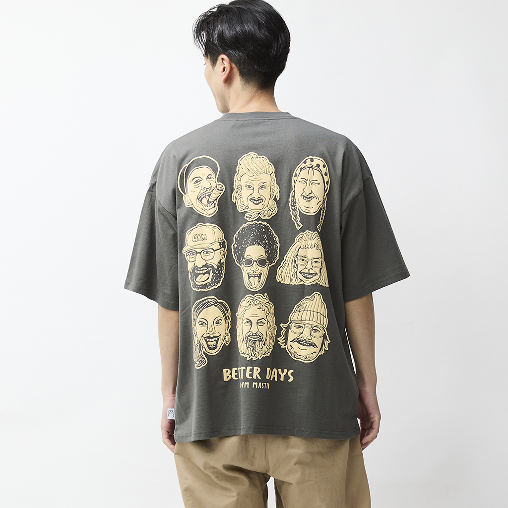 [ジムマスター]“BETTER DAYS”プリント 7.4ozビッグ Tee