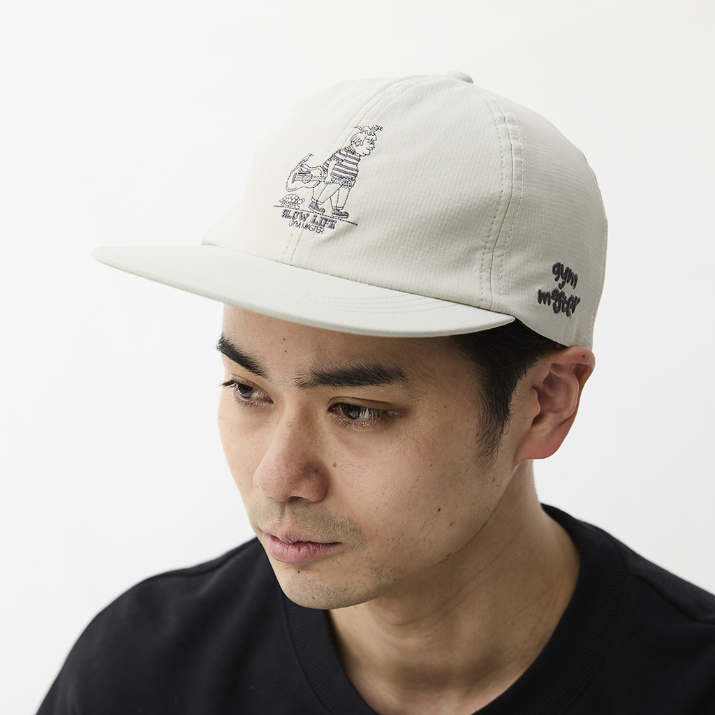 [ジムマスター]“SLOW LIFE”刺繍キャップ