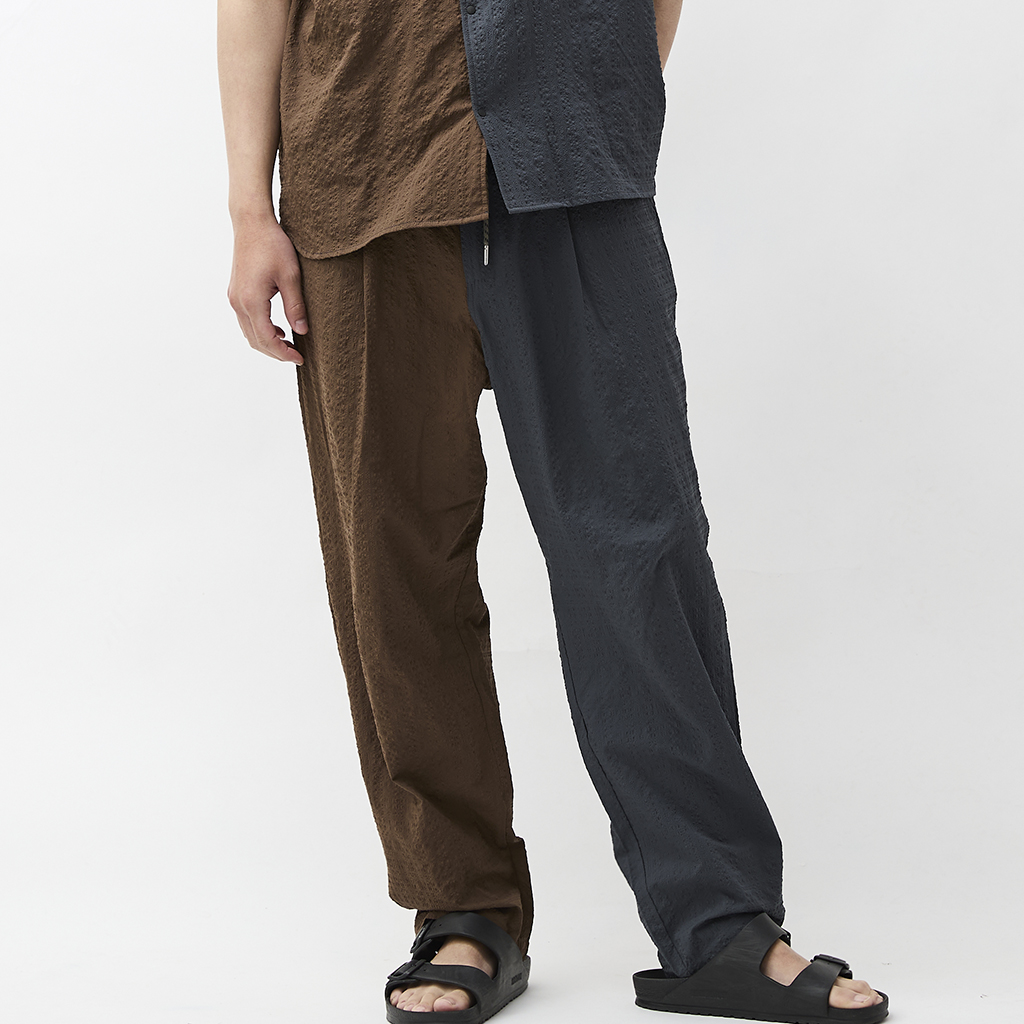 [ジムマスター]Ultra-Light-シアサッカータックパンツ