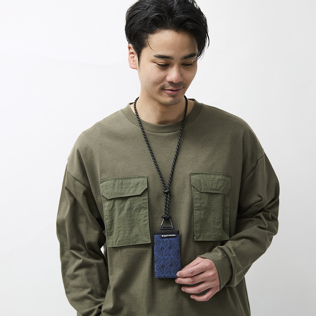 [ジムマスター]“Ultra-LightGRID”ハッピーペイントネックウォレット