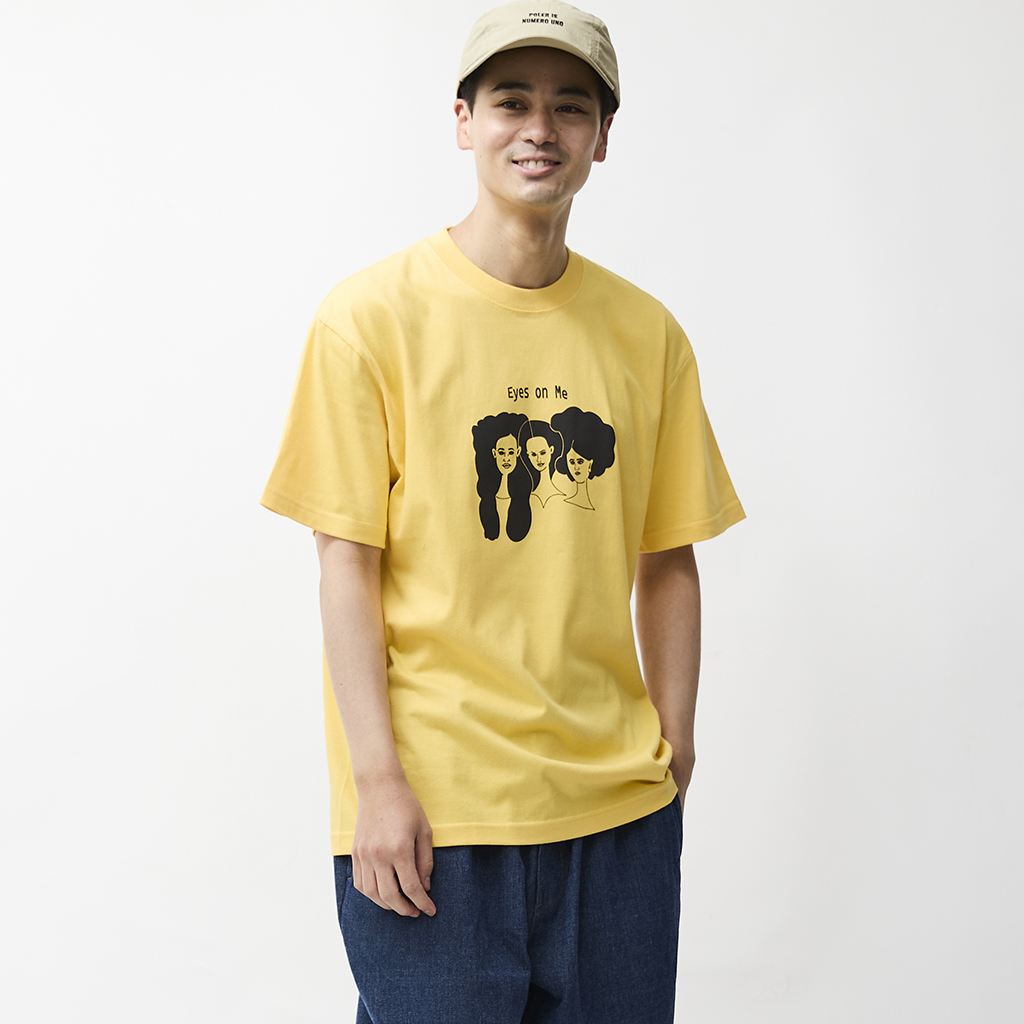 [ジムマスター]“Eyes on Me”プリント 5.6oz Tee
