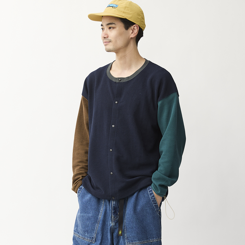 [ジムマスター]7.2oz ドライワッフルカーデ