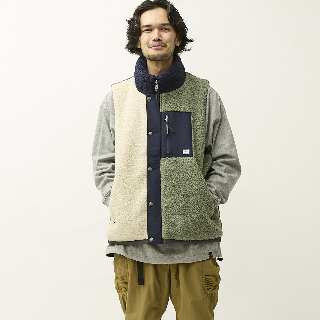 [ジムマスター]リバーシブルマウンテンベスト