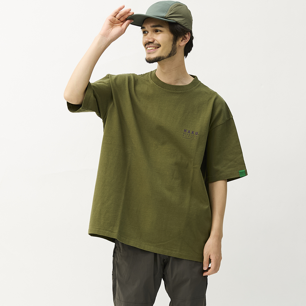 [ハクマウンテンサプライ]WOLF LOGO T