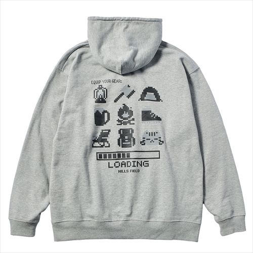 HILLS FIELD フード付きスウェット ヒルズフィールド | PIXEL CAMP HOODIE | パーカー・スウェット | GO