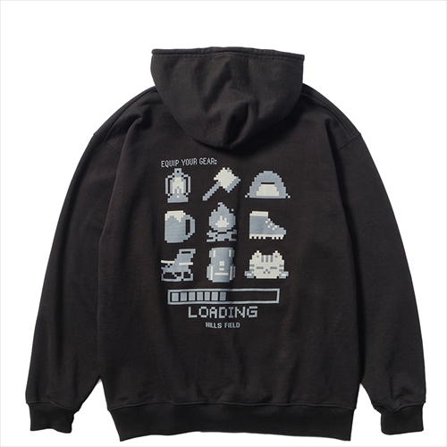 HILLS FIELD フード付きスウェット ヒルズフィールド | PIXEL CAMP HOODIE | パーカー・スウェット | GO