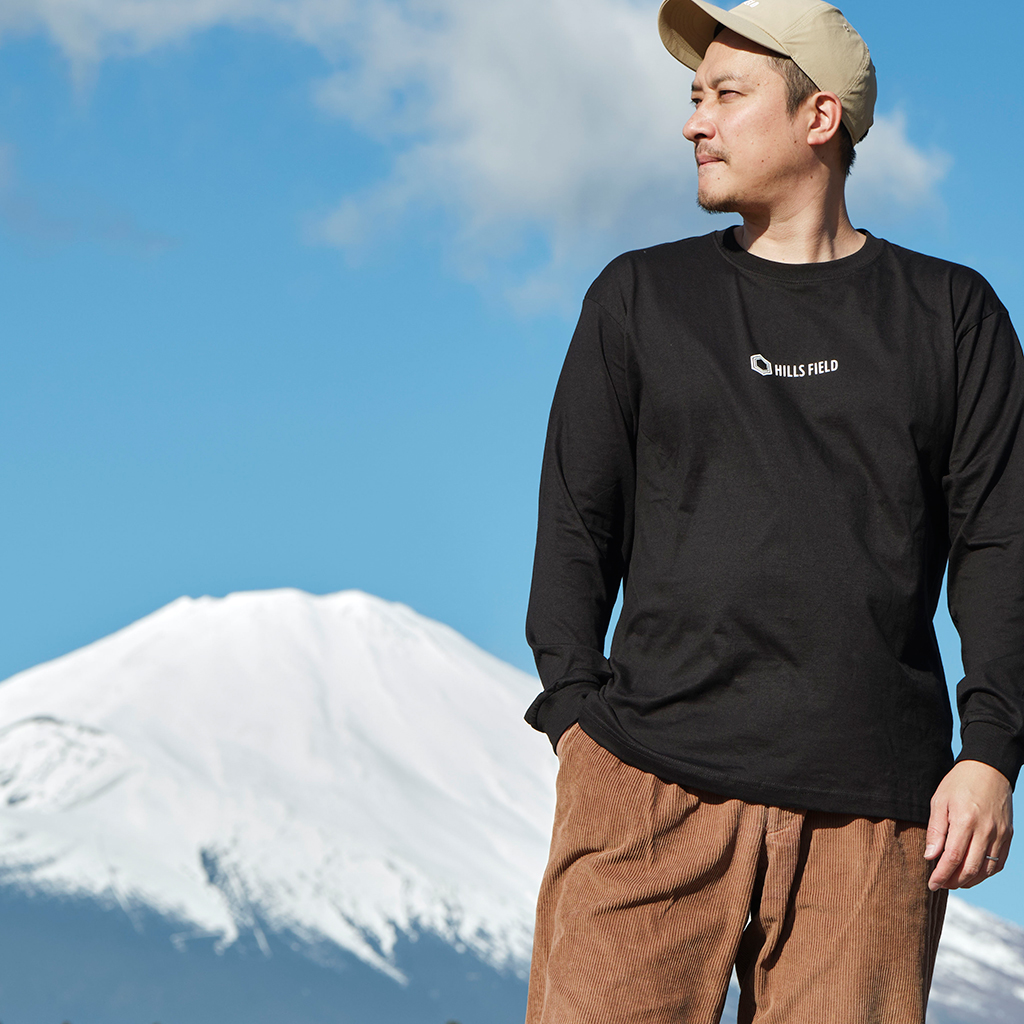 [ヒルズフィールド]HILLS FIELD LOGO L/S T-Shirt