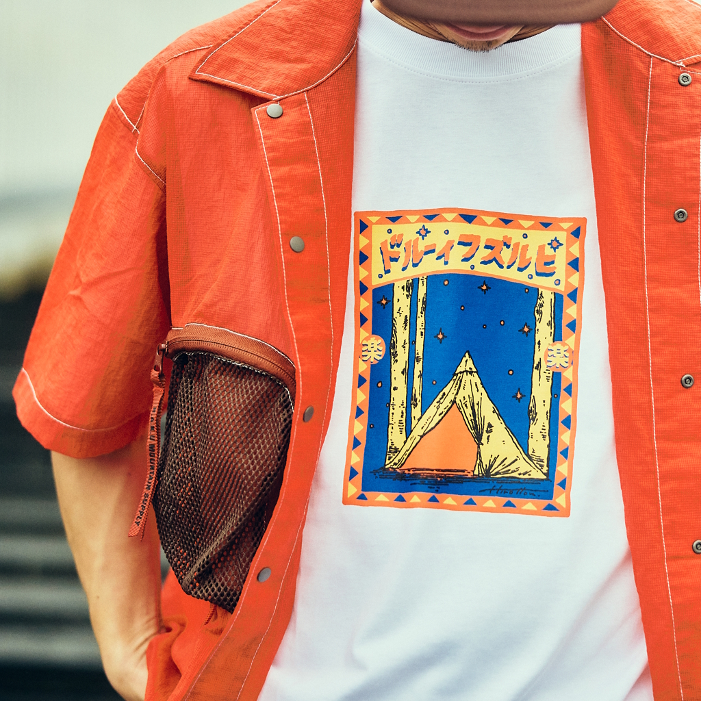 [ヒルズフィールド]TOMOSHIBI BIG TOP T-SHIRT
