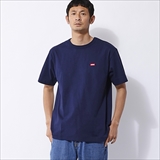 [ヘルスニット]ファンクショナルファブリック クルーネック半袖Tシャツ ワッペン