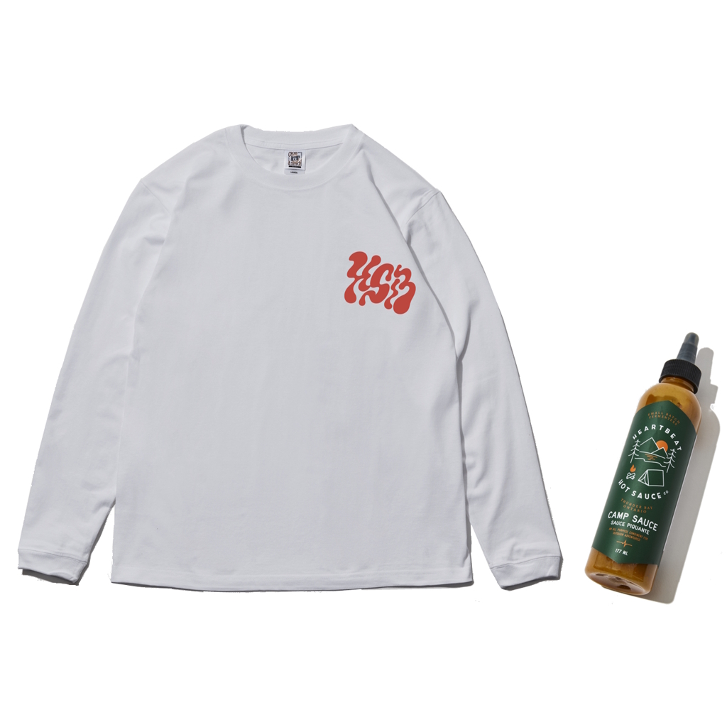 [ホットソースバー×ゴーアウト]ロンT＆CAMP SAUCEセット