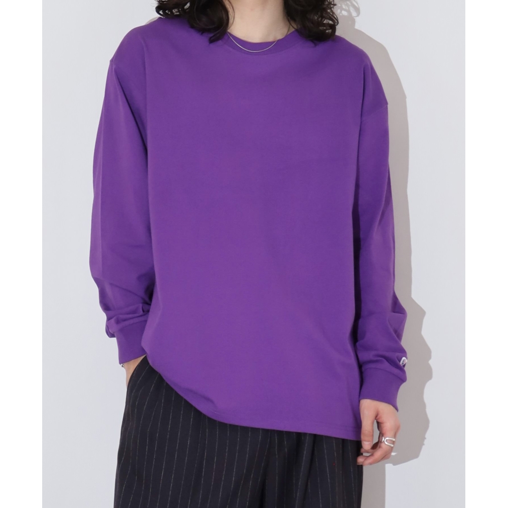 [ジェーイーモーガン]天竺クルーネックL/S-T
