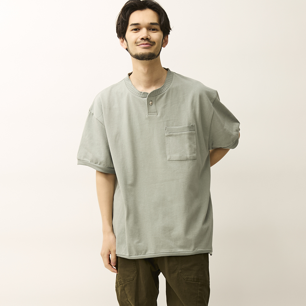 [ジェーイーモーガン]JEMORGAN ヘビーウェイト天竺 ヘンリーＴ