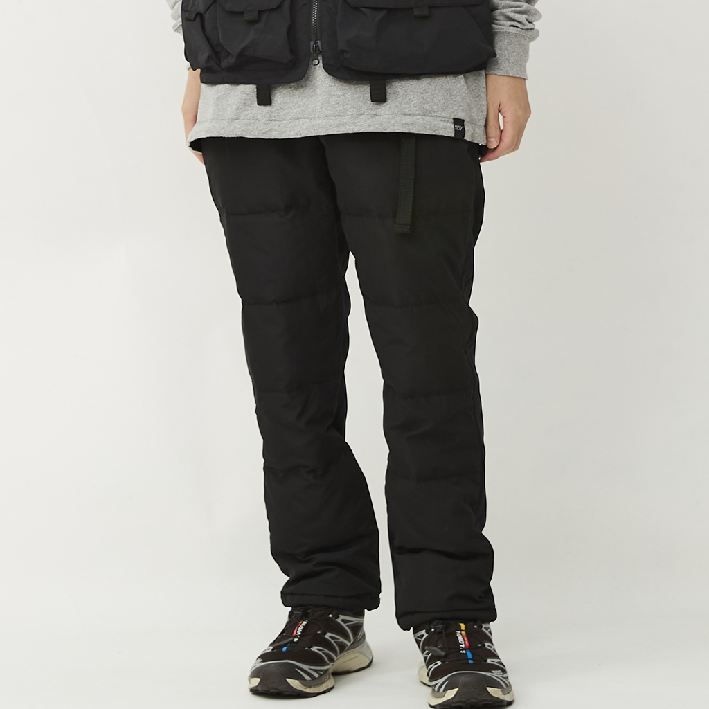 [ジェーイーモーガン]ダウン×ストレッチシャギー ドローコード入りパンツ