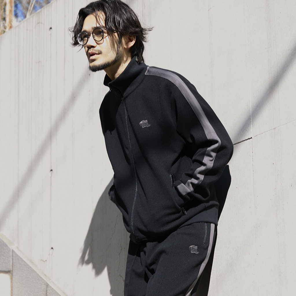 [ジェーイーモーガン]T/Cワッフルトラックジャケット