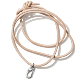 [ジャムホームメイド×ゴーアウト]miniフックレザーブレスレット＆ネックレス(レザー)