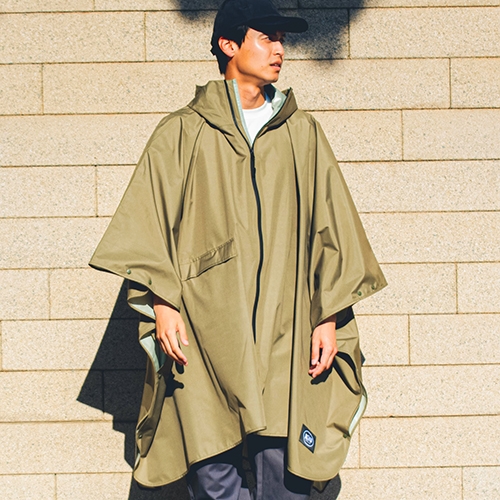 Button up on sale rain poncho
