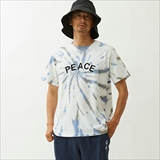 [グッドオン]“寺井康平×Good On”柿渋弁柄群青染め-渦- PEACE S/S TEE