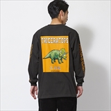 [キョウリュウズカン]TRICERATOPS 三角龍 LONG-SLEEVE T-SHIRTS