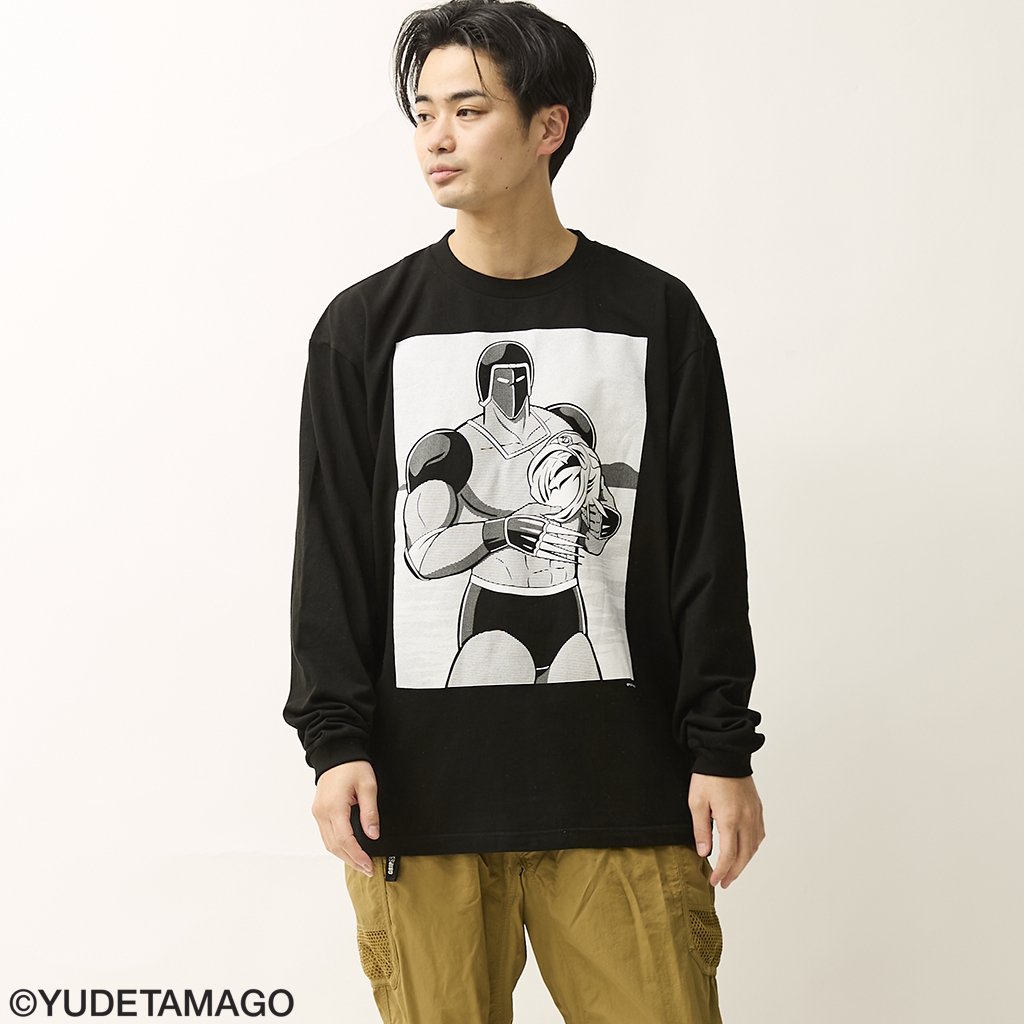 [ランカーキラー×キンニクマン]"WARSMAN with BASS" BIG L/S-Tee