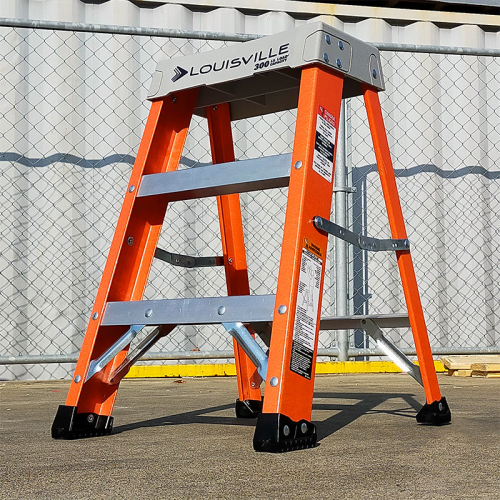 ルイスビルラダー | ファイバーステップ2ft［オレンジ］耐荷重135kg