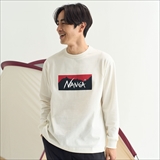 [ナンガ]ECO HYBRID BOX LOGO L/S TEE