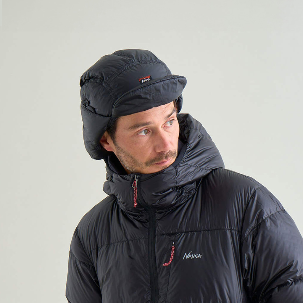 [ナンガ]MOUNTAIN LODGE DOWN EAR FLAP CAP