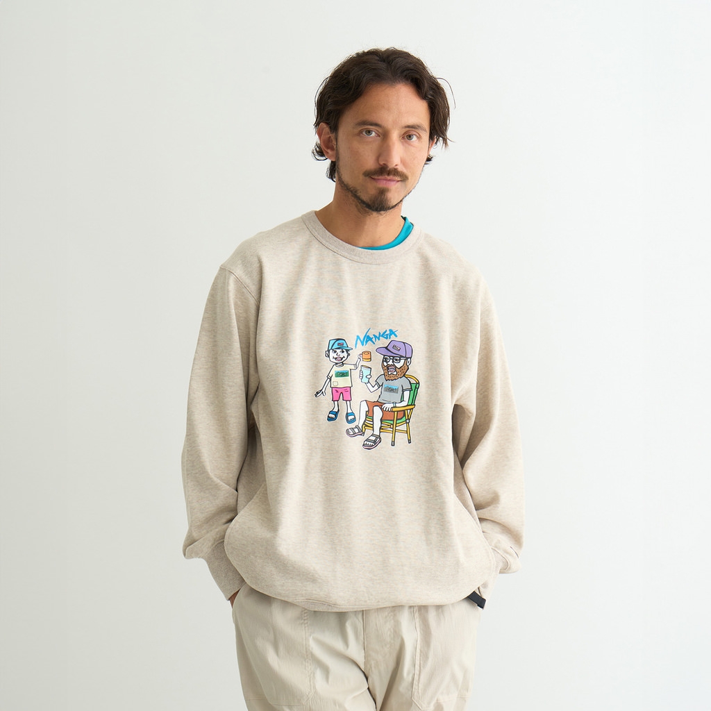 [ナンガ]ECOHYBRID SWEATSHIRT(FAM PT)