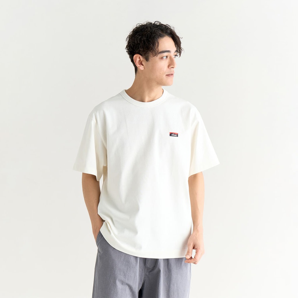 [ナンガ]ECO HYBRID BOX LOGO EMBROIDERY TEE