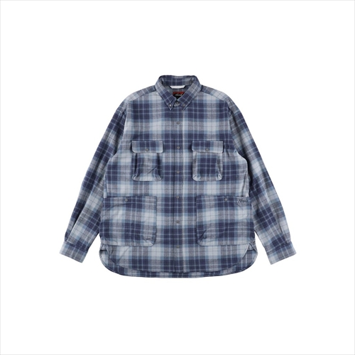 ナンガ | FADE TARTAN CHECK CAMP SHIRT | シャツ | GO OUT Online