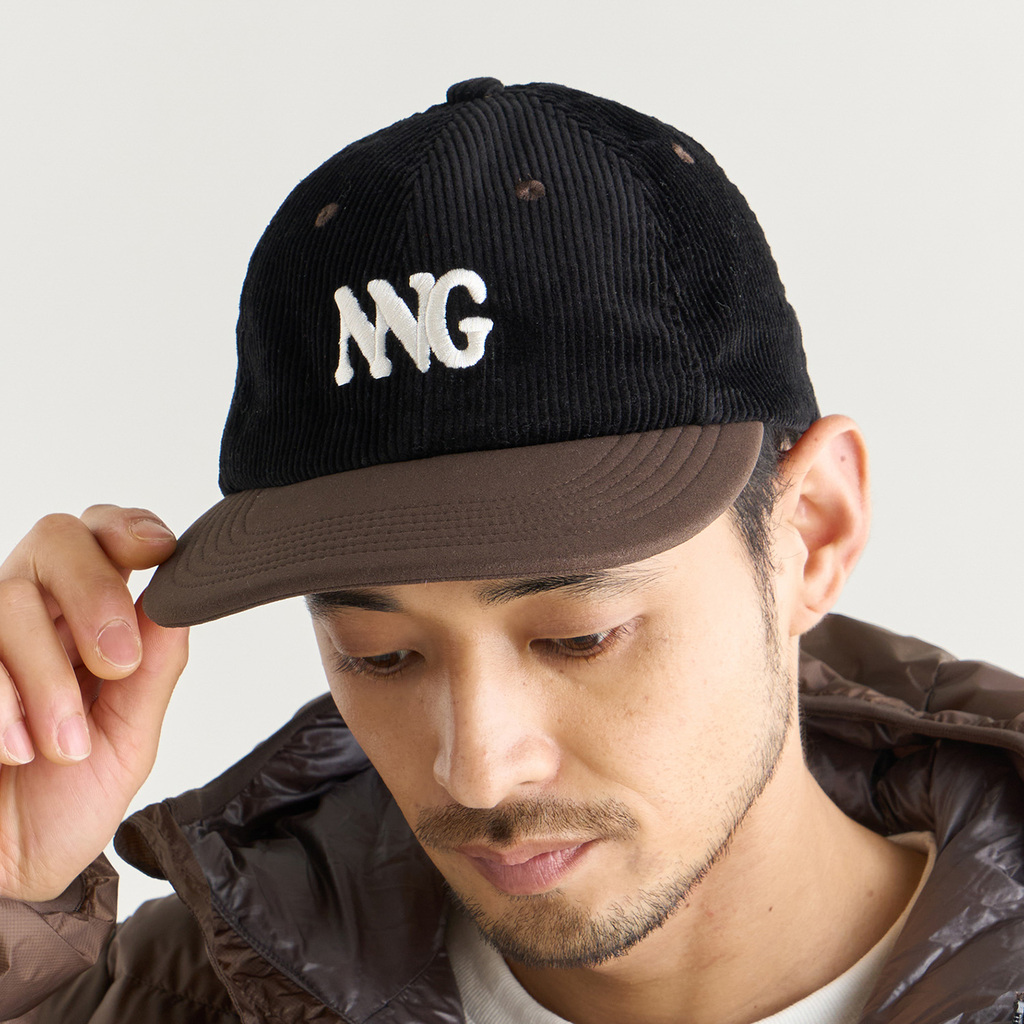 [ナンガ]CORDUROY NNG LOGO CAP