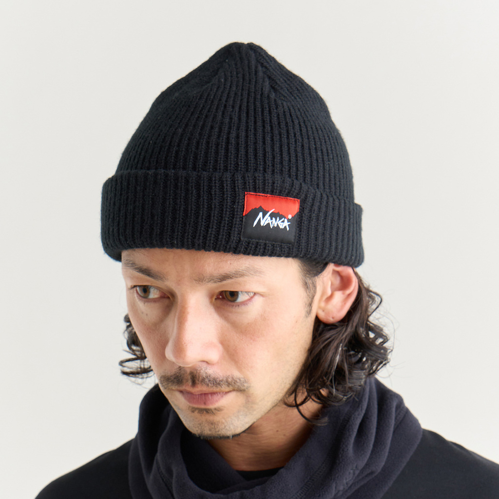 [ナンガ]BOX LOGO BULKY BEANIE