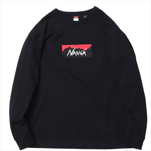 ナンガ | ECO HYBRID BOX LOGO L／S TEE | ロンT | GO OUT Online 