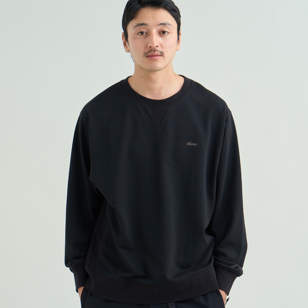 [ナンガ]DRY MIX TERRY CREW SWEAT